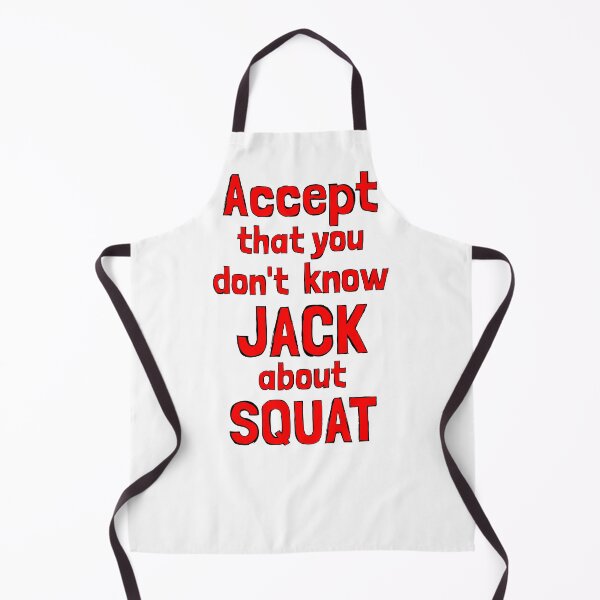 Item preview, Don't know jack about squat designed and sold by i-cottagedesign.