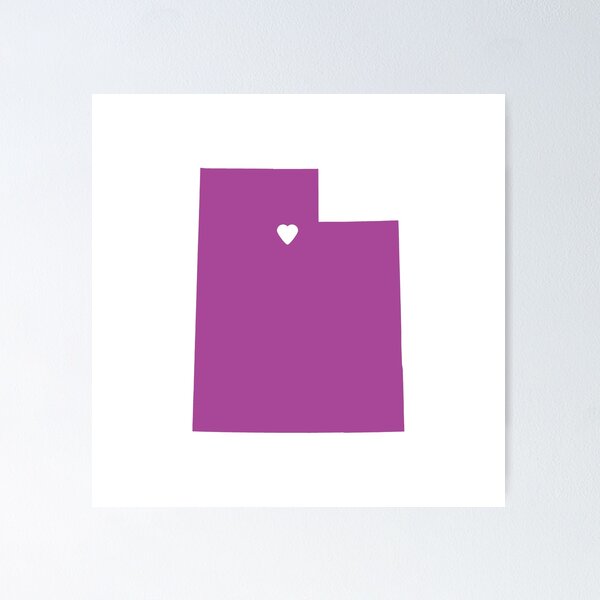 Item preview, Utah Love in Purple designed and sold by Maren Misner.