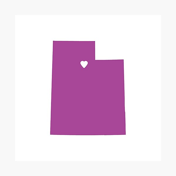 Item preview, Utah Love in Purple designed and sold by Maren Misner.