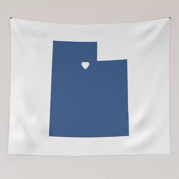 Item preview, Utah Love in Blue designed and sold by Maren Misner.
