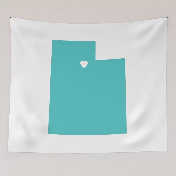 Item preview, Utah Love in Turquoise designed and sold by Maren Misner.