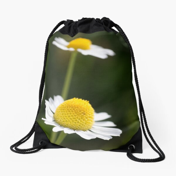 A Pair of daisy flowers Drawstring Bag