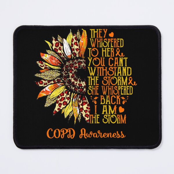 Item preview, I Am The Storm Sunflower Leopard COPD Awareness designed and sold by rechardtee.