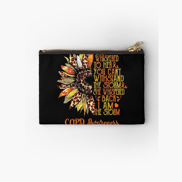 Item preview, I Am The Storm Sunflower Leopard COPD Awareness designed and sold by rechardtee.