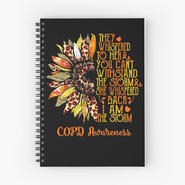 Item preview, I Am The Storm Sunflower Leopard COPD Awareness designed and sold by rechardtee.