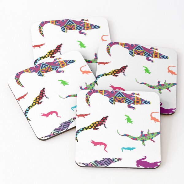 Item preview, Patterned Alligator Sticker Sheet designed and sold by Lezbo1986.