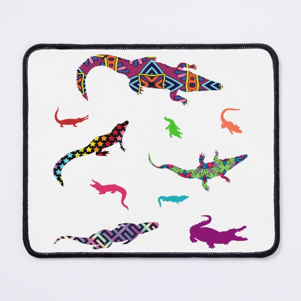 Item preview, Patterned Alligator Sticker Sheet designed and sold by Lezbo1986.