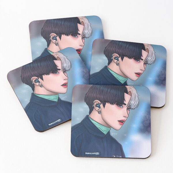 Item preview, Guerrillero Ateez Hongjoong designed and sold by mochi.kook.art.