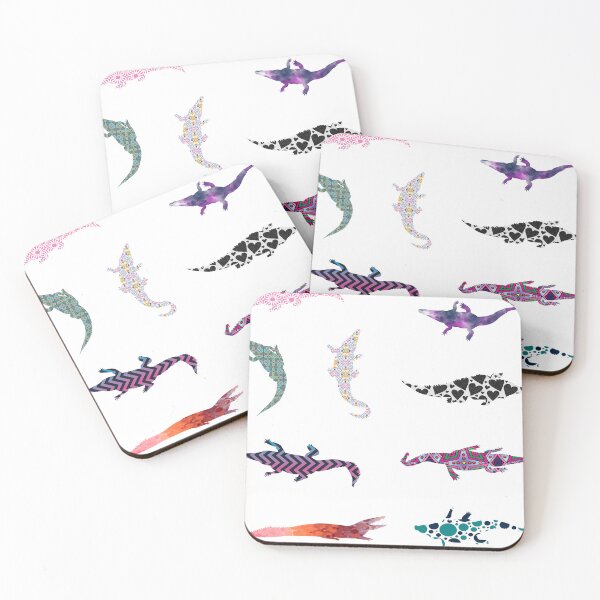 Item preview, Patterned Alligator Sticker Sheet designed and sold by Lezbo1986.