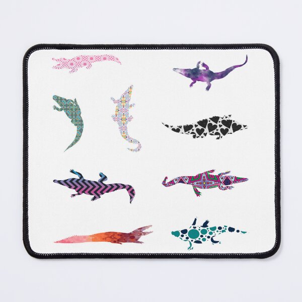 Item preview, Patterned Alligator Sticker Sheet designed and sold by Lezbo1986.