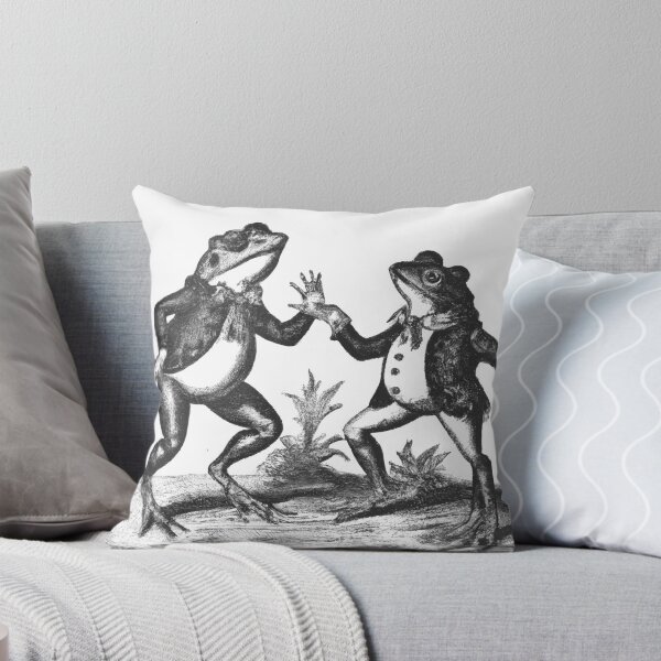 Item preview, Cottagecore Aesthetic Dancing Frogs designed and sold by vectorsauce.