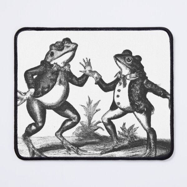 Item preview, Cottagecore Aesthetic Dancing Frogs designed and sold by vectorsauce.