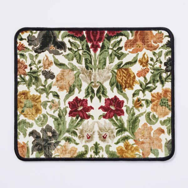 Item preview, Antique Italian Floral Textile Print designed and sold by Vicky Brago-Mitchell®.