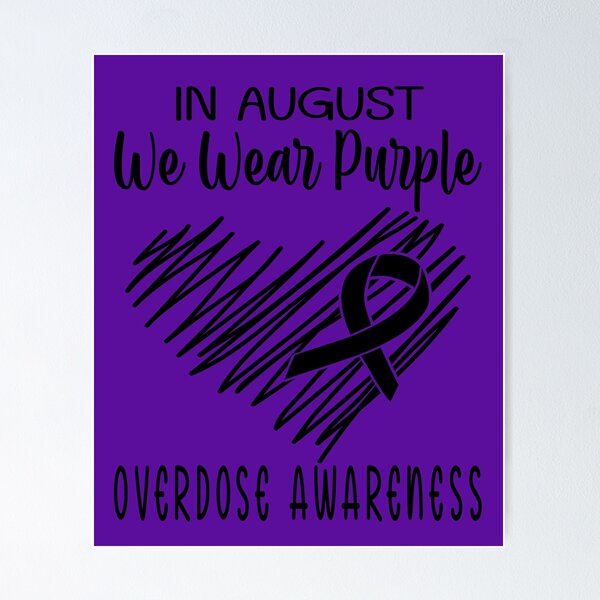 Overdose Awareness Ribbon Posters for Sale