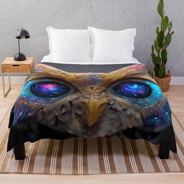 Item preview, Cute Galactic Owl designed and sold by Gustavo Navarro.