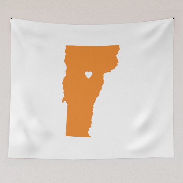 Item preview, Vermont Love in Orange designed and sold by Maren Misner.