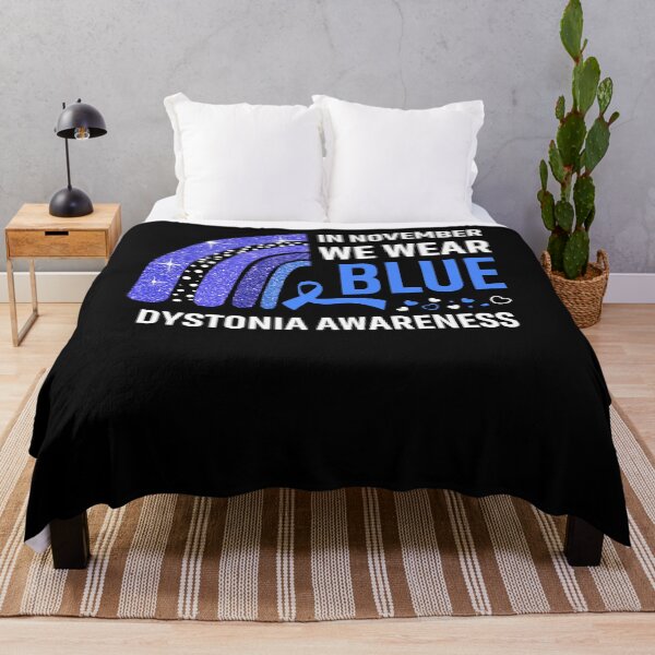 Item preview, In November We Wear Blue Dystonia Awareness designed and sold by Gillosina.