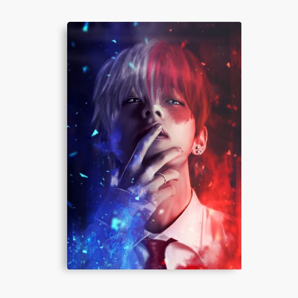 Shoto Todoroki Metal Prints For Sale Redbubble