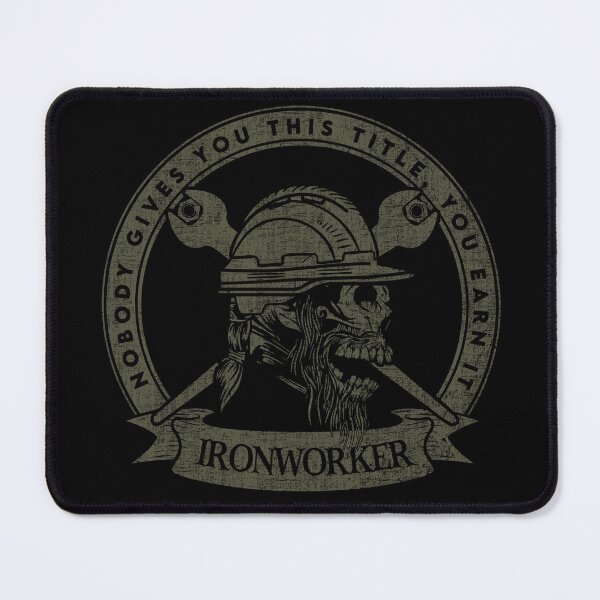 Item preview, Nobody give you this title you earn it - Ironworker quote designed and sold by yococo.