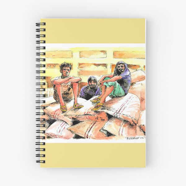 Item preview, Rice Bag Laborers On Break - Watercolor Print By Don Sylvester designed and sold by DonSylvester.