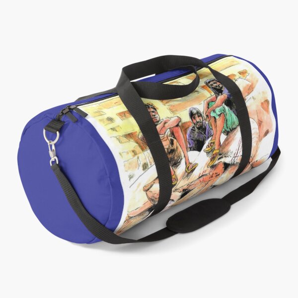 Item preview, Rice Bag Laborers On Break - Watercolor Print By Don Sylvester designed and sold by DonSylvester.