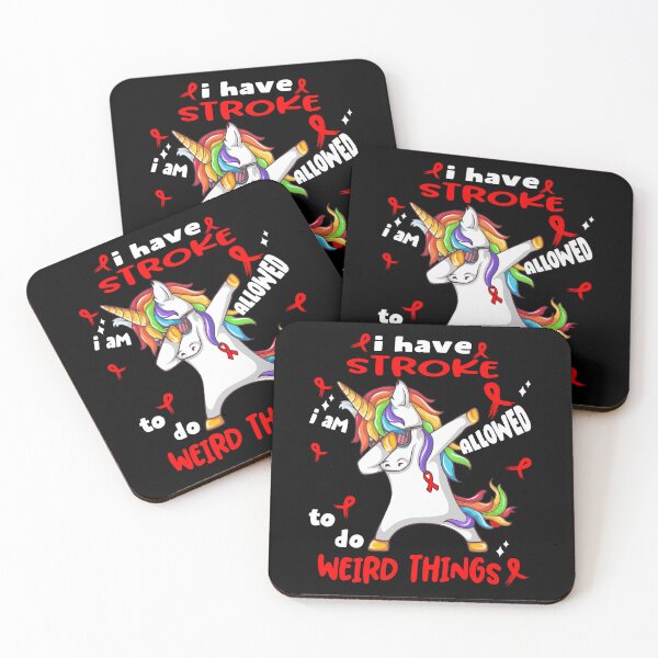 Item preview, Stroke Awareness Funny I have Stroke i'm allowed to do Weird Things! designed and sold by JanetShop809.