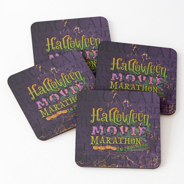 Item preview, Halloween Movie Marathon In Progress Purple Orange Marquee Letter Lights designed and sold by ChicoryJunction.