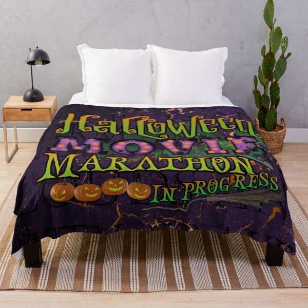 Item preview, Halloween Movie Marathon In Progress Purple Orange Marquee Letter Lights designed and sold by ChicoryJunction.
