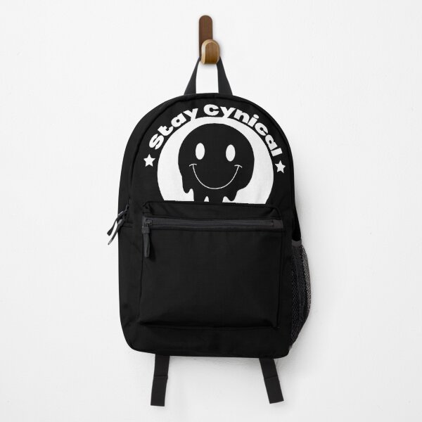 Item preview, Stay Cynical Black And White Circle Badge designed and sold by Pink Ribbon.