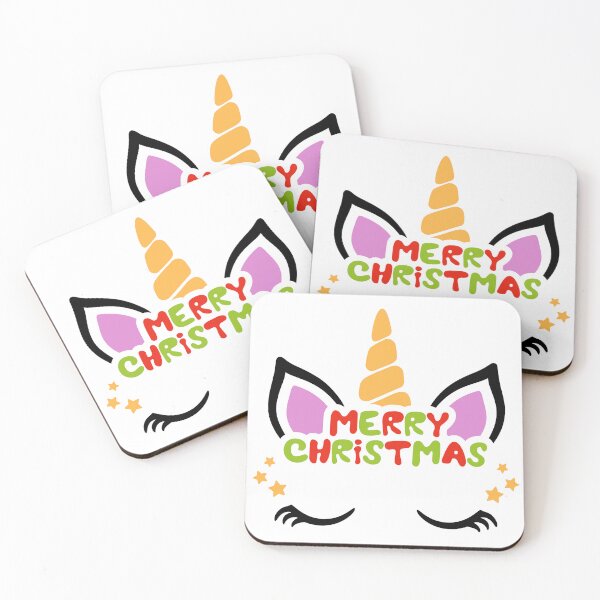Item preview, A festive Christmas unicorn gift depicting funny cute unicorns and rainbow unicorns for Xmas / Christmas lovers, unicorn art fans, men, women and children  designed and sold by haRexia.