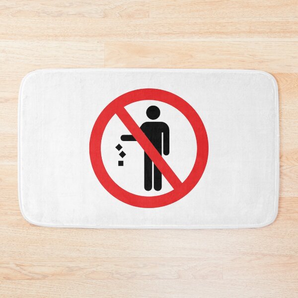 Item preview, Don't Throw Garbage Here | Keep Nature clean Signs designed and sold by Freefay.