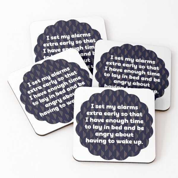 Item preview, I set my alarms extra early  designed and sold by Lezbo1986.