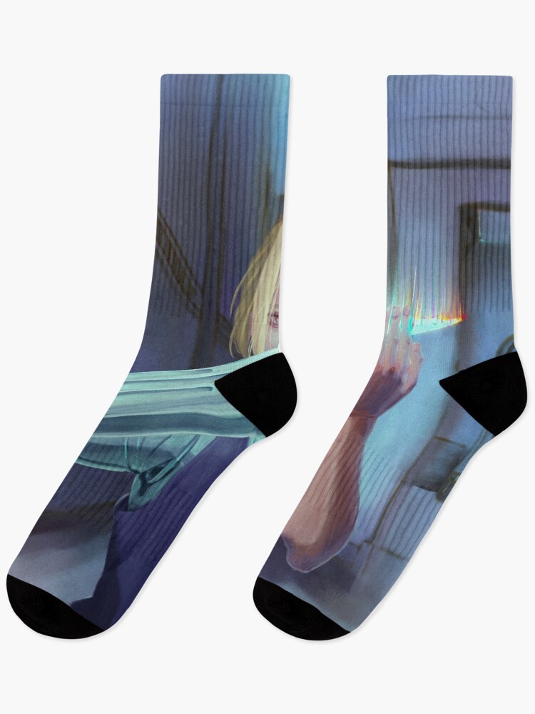 Thumbnail 1 of 5, Socks, Rainbow Transmutation designed and sold by RaspberryBrain.