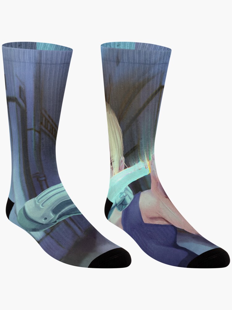 Thumbnail 3 of 5, Socks, Rainbow Transmutation designed and sold by RaspberryBrain.