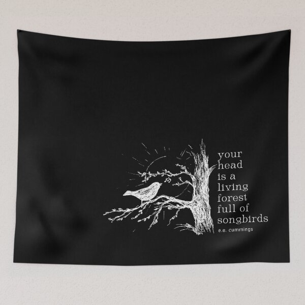 Item preview, your head is a living forest full of songbirds (6) designed and sold by alksongbird.