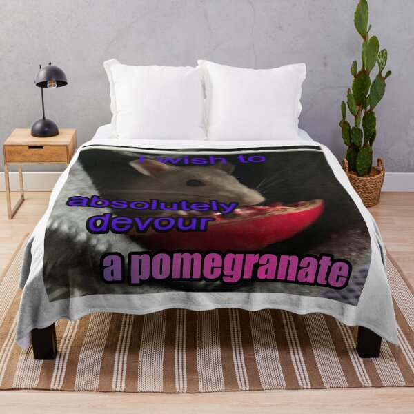 Item preview, i wish to absolutely devour a pomegranate rat designed and sold by ren.