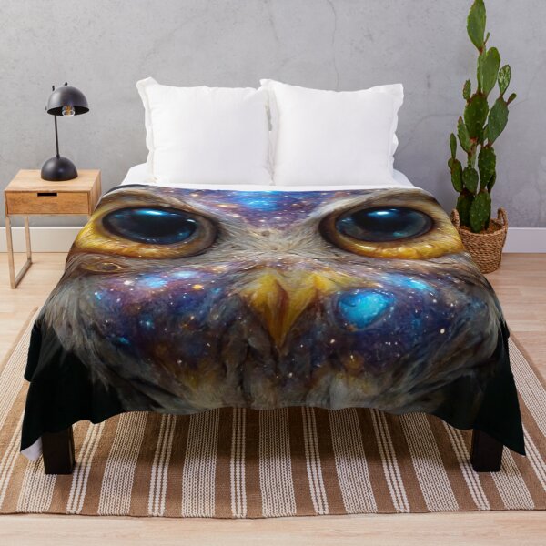 Item preview, Cute Galactic Owl designed and sold by Gustavo Navarro.