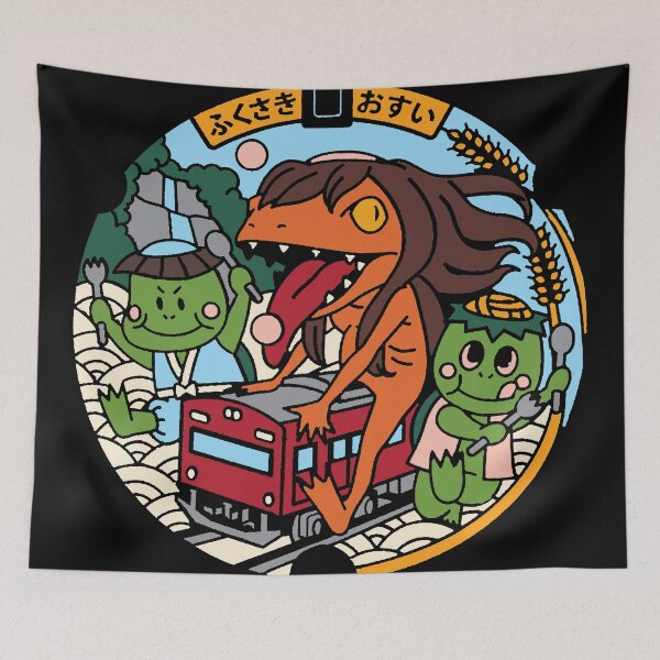 Item preview, Imps on manhole in Japan - color designed and sold by mattraski.