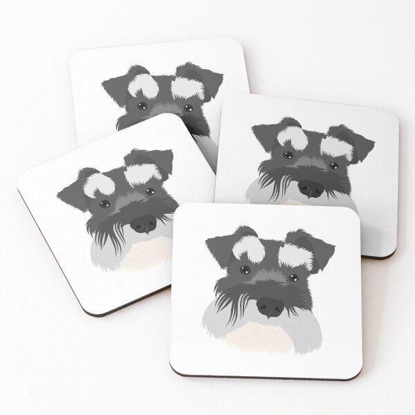 Item preview, Grey miniature schnauzer  designed and sold by littlethistle.