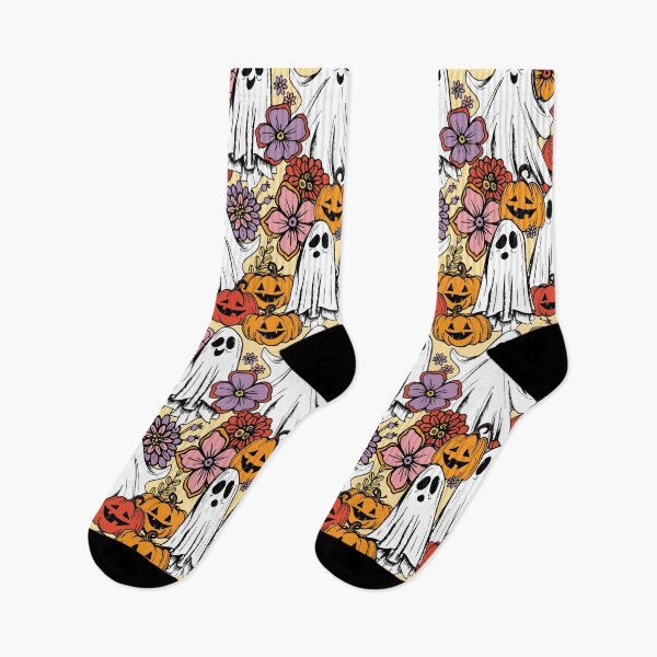 Item preview, Groovy Ghosts Seamless Pattern designed and sold by meghanmarie.