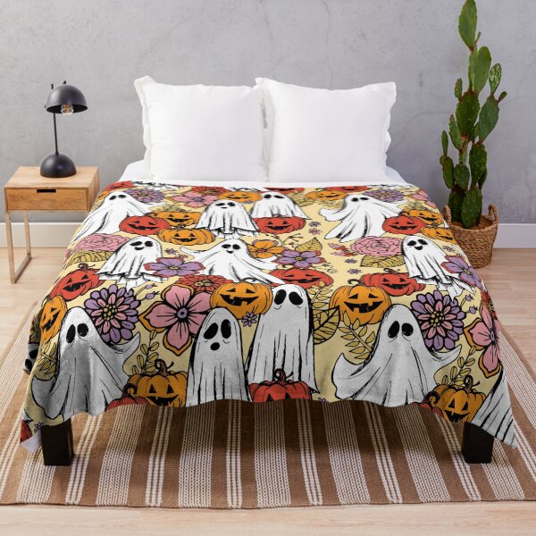 Item preview, Groovy Ghosts Seamless Pattern designed and sold by meghanmarie.