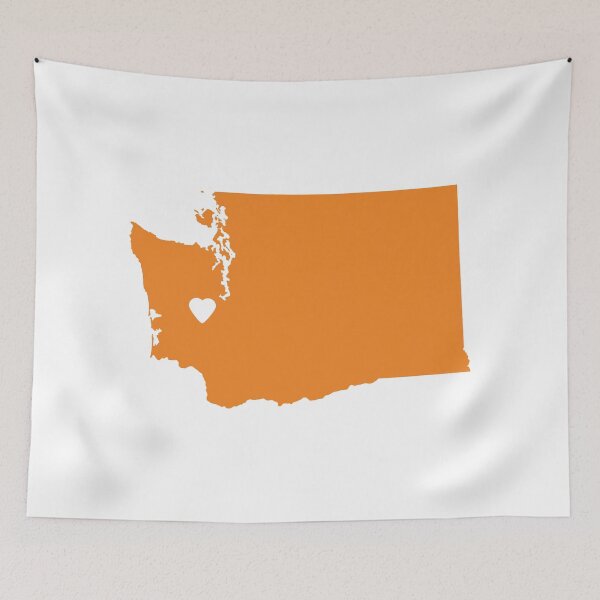 Item preview, Washington Love in Orange designed and sold by Maren Misner.