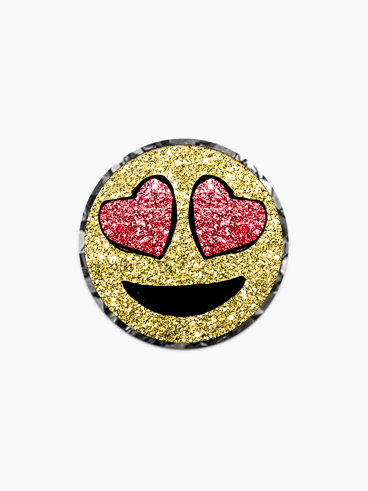 "In Love Glitter Smiley Emoji Emoticon" Sticker for Sale by HodlBoss