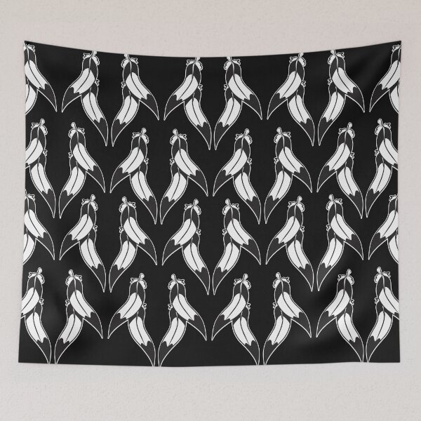 Item preview, Black & White Eagle Feather Pattern designed and sold by MontanaJack.