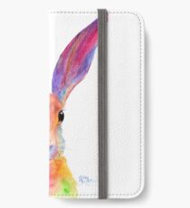 HARE RaBBiT PRiNTS 'JELLY BEAN' BY SHIRLEY MACARTHUR iPhone Wallet/Case/Skin