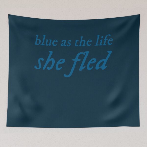 Item preview, blue as the life she fled  Carolina quote  designed and sold by ShopCrewAvenue.