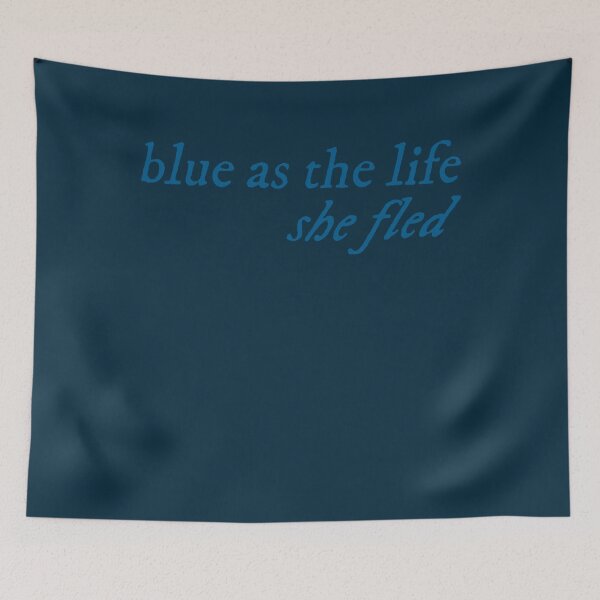 Item preview, blue as the life she fled  Carolina quote  designed and sold by ShopCrewAvenue.