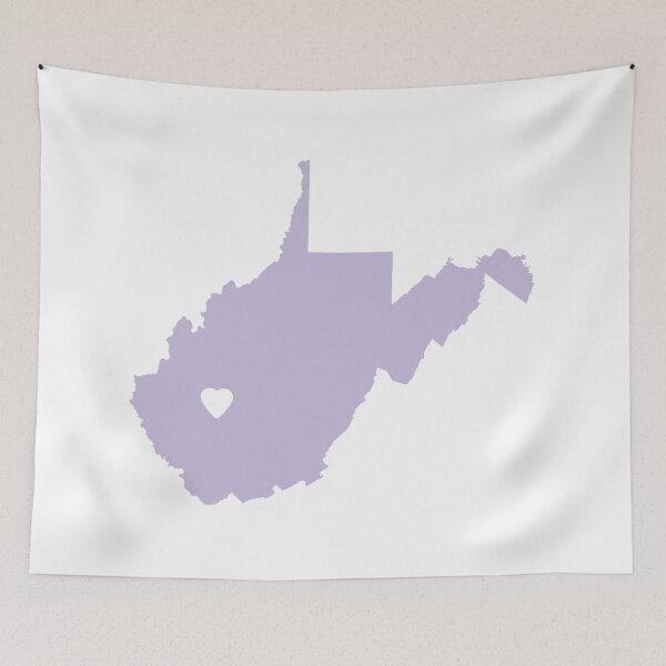Item preview, West Virginia Love in Lilac designed and sold by Maren Misner.