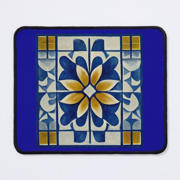 Item preview, Portuguese Flower Tile designed and sold by BarBubble.