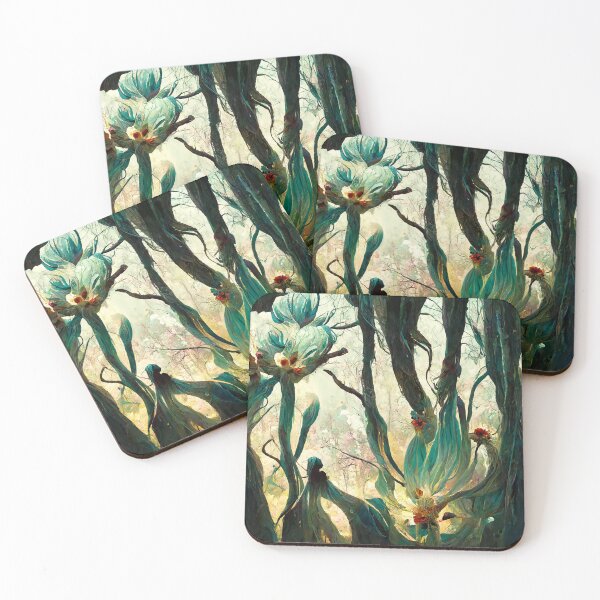Item preview, Flower Spirits in the Forest (iii) designed and sold by ArtbyACcreative.